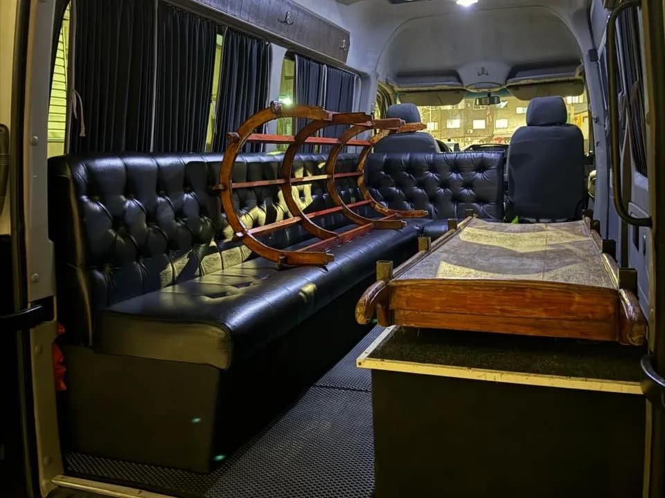 Катафалк Mercedes-Benz Sprinter, Комфорт-класс: салон