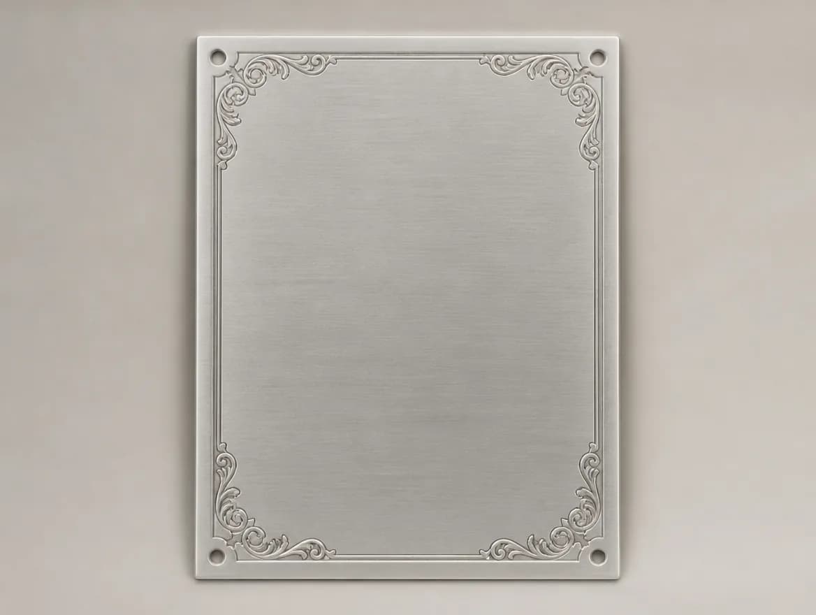 Гравированная табличка на алюкобонде 20×30 — Memorial Ritual, Алматы